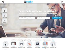 Tablet Screenshot of e-works.fr
